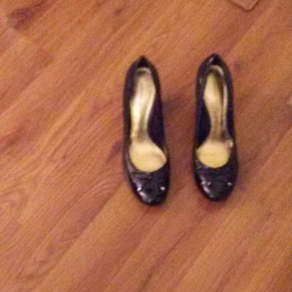 Black Patent Leather Heels
